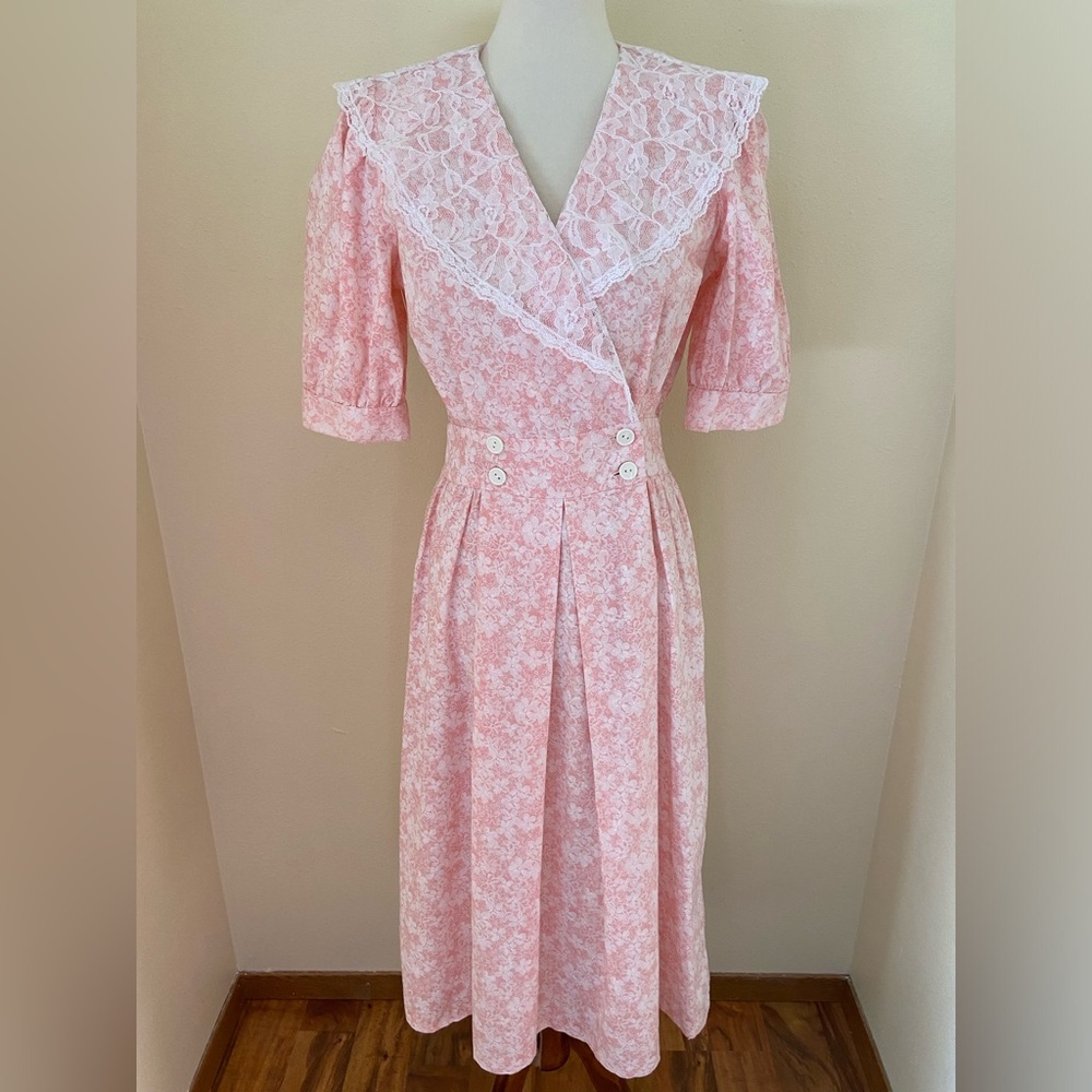 Vintage 80s Annie Rose Cottagecore Dress